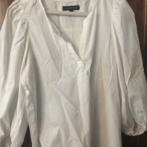 100% Cotton Boho Puff Sleeve Blouse